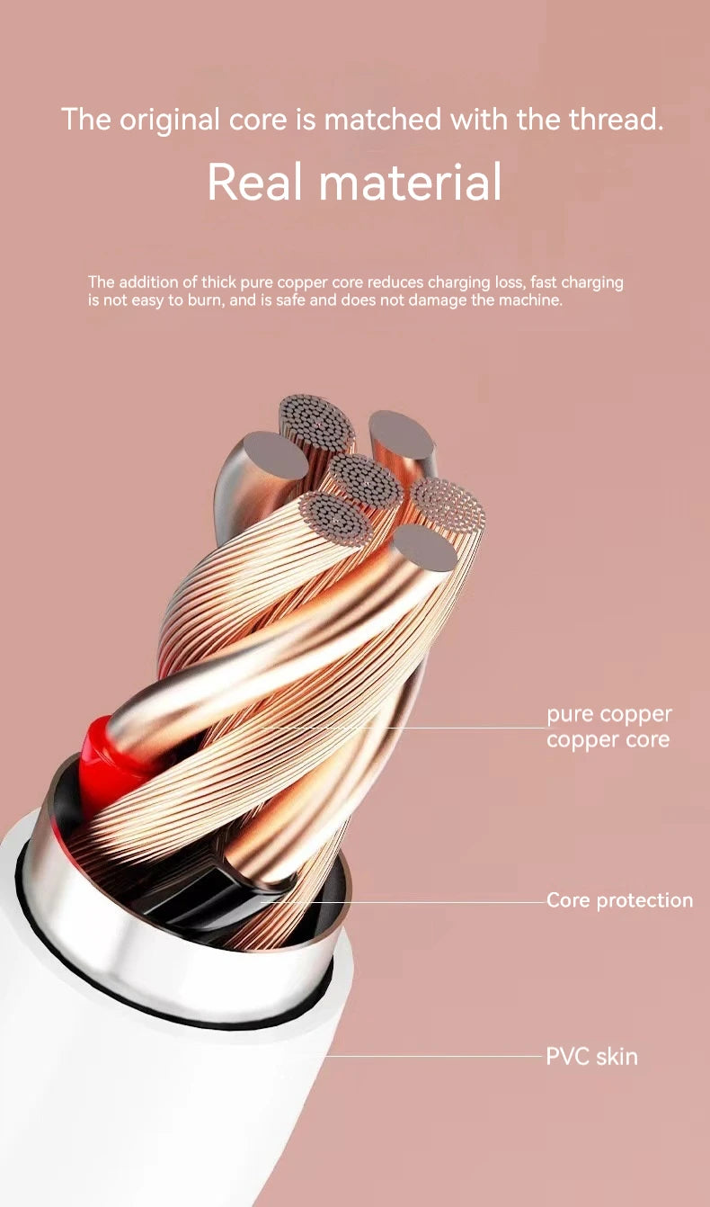 Micro USB Data Cable Type C 6A Fast Charge 1M 2M 3M 5M 8M 10M 12M