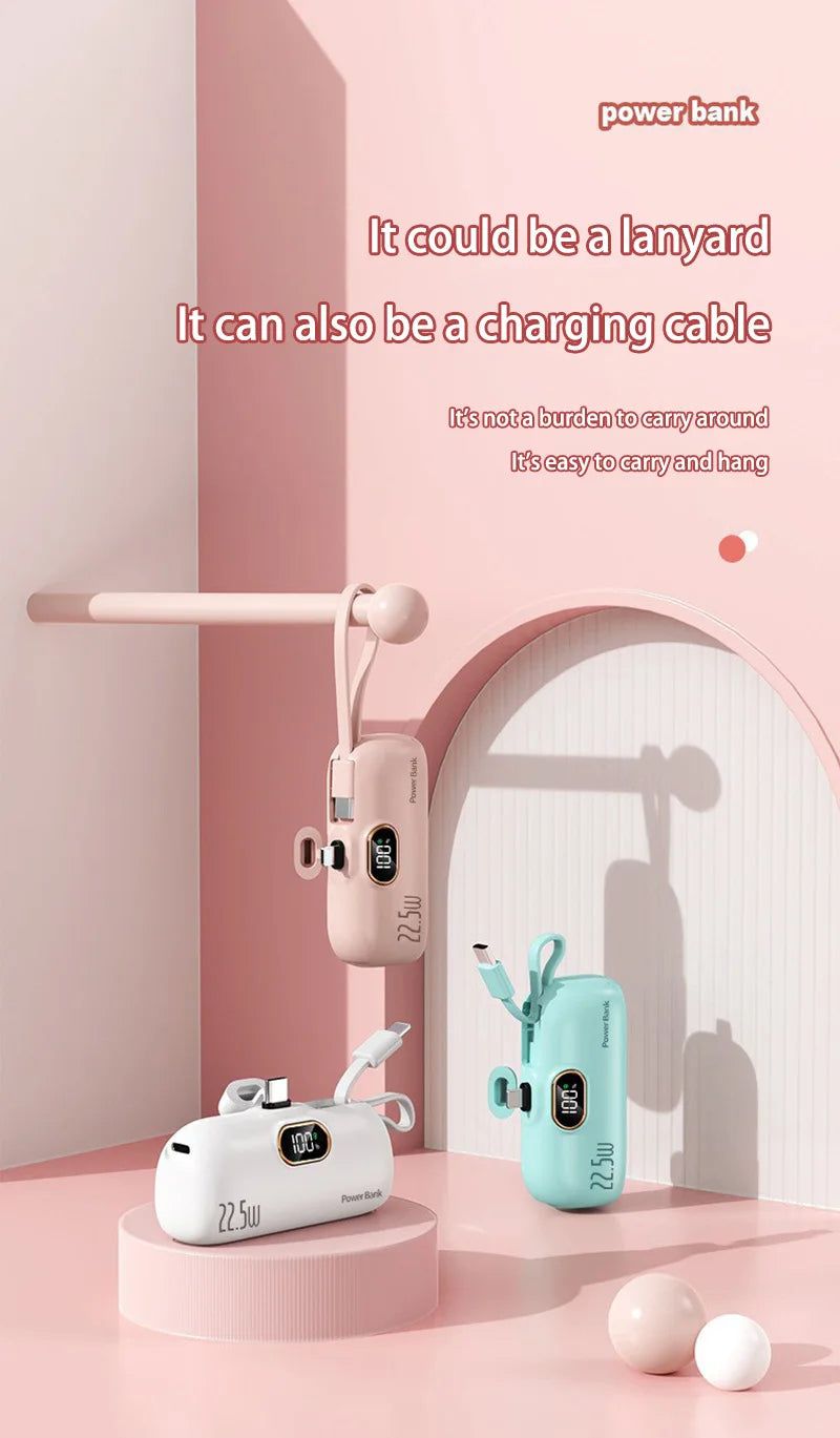 Mini Convenient Mobile Power Bank 30000mah Portable Fast Charging