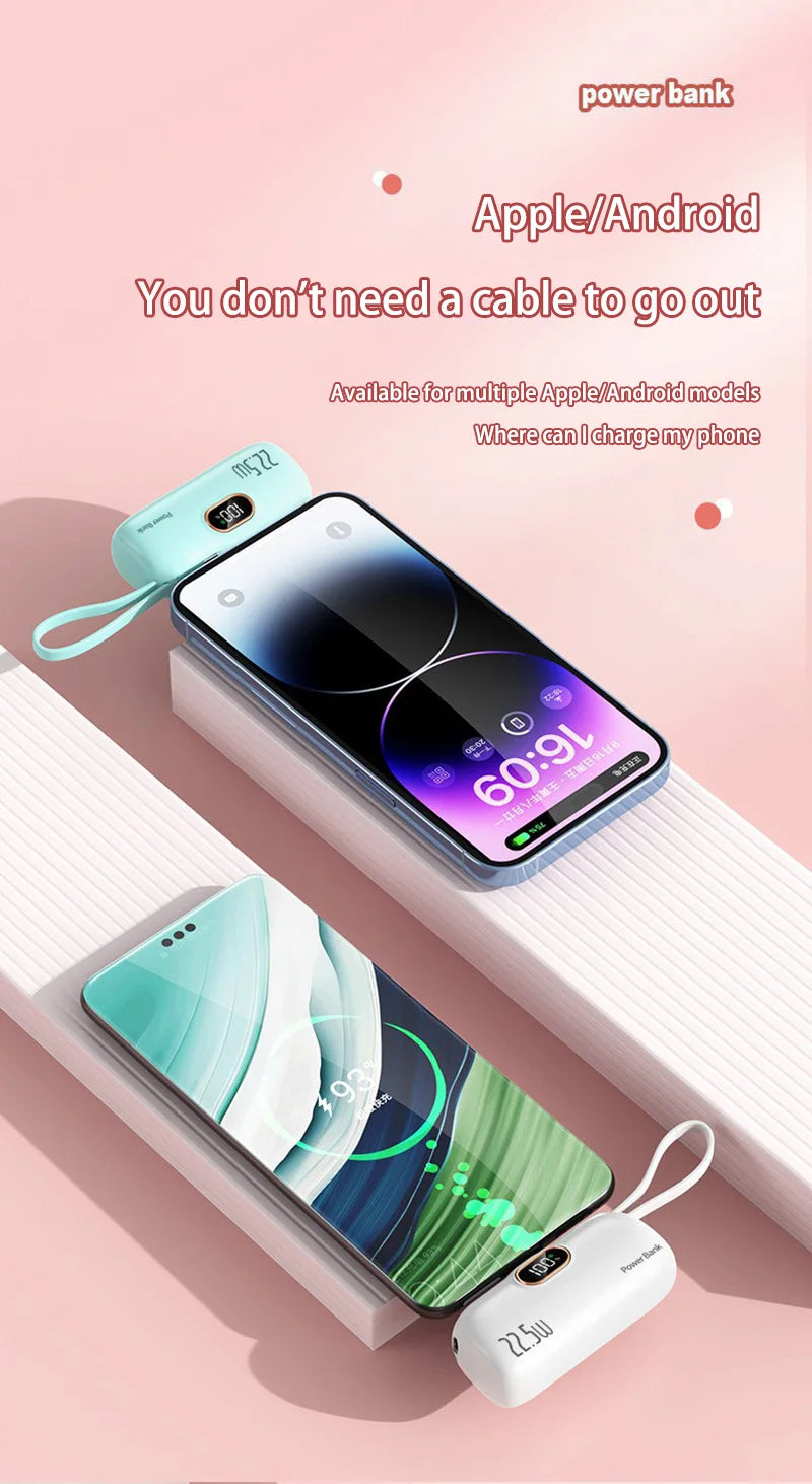 Mini Convenient Mobile Power Bank 30000mah Portable Fast Charging
