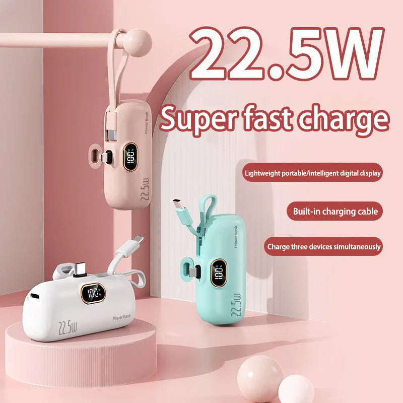 Mini Convenient Mobile Power Bank 30000mah Portable Fast Charging
