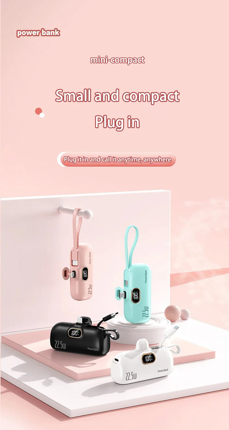 Mini Convenient Mobile Power Bank 30000mah Portable Fast Charging