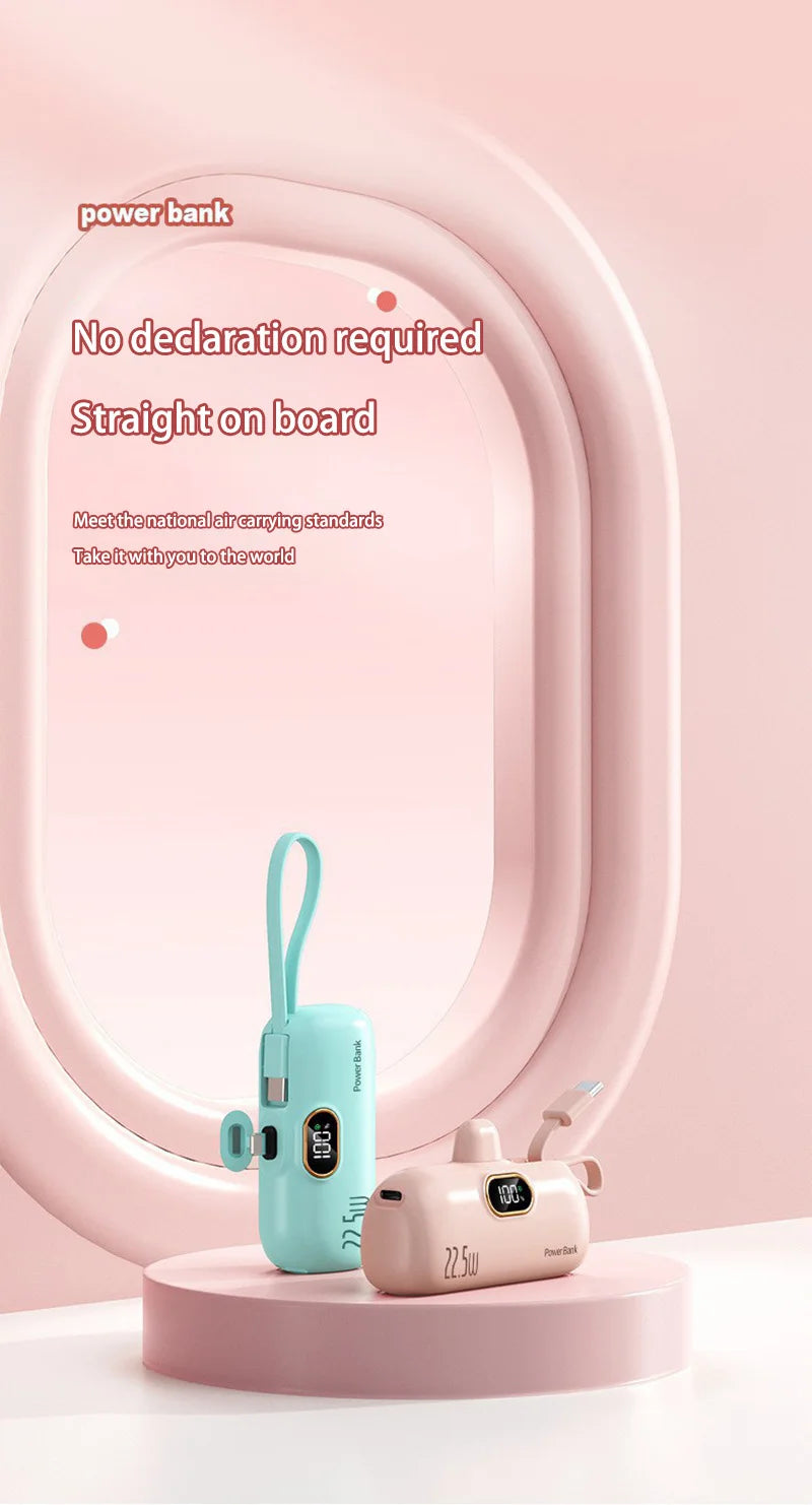 Mini Convenient Mobile Power Bank 30000mah Portable Fast Charging