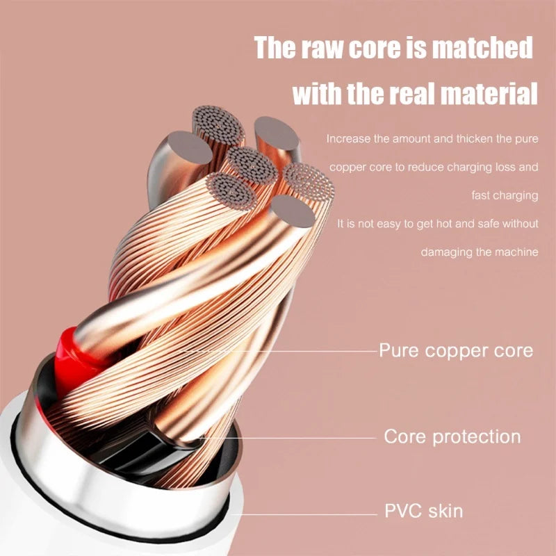 Micro USB Data Cable Type C 6A Fast Charge 1M 2M 3M 5M 8M 10M 12M