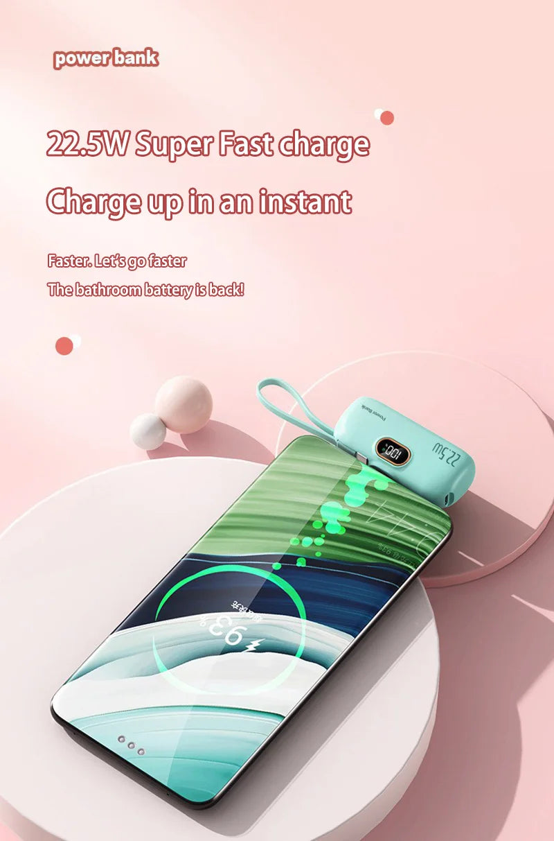 Mini Convenient Mobile Power Bank 30000mah Portable Fast Charging