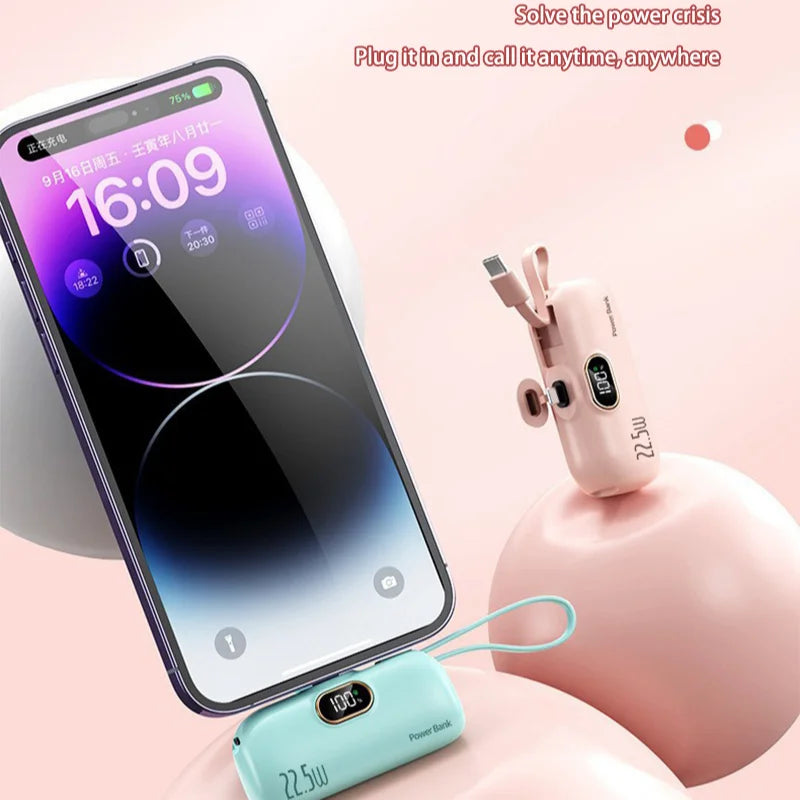 Mini Convenient Mobile Power Bank 30000mah Portable Fast Charging