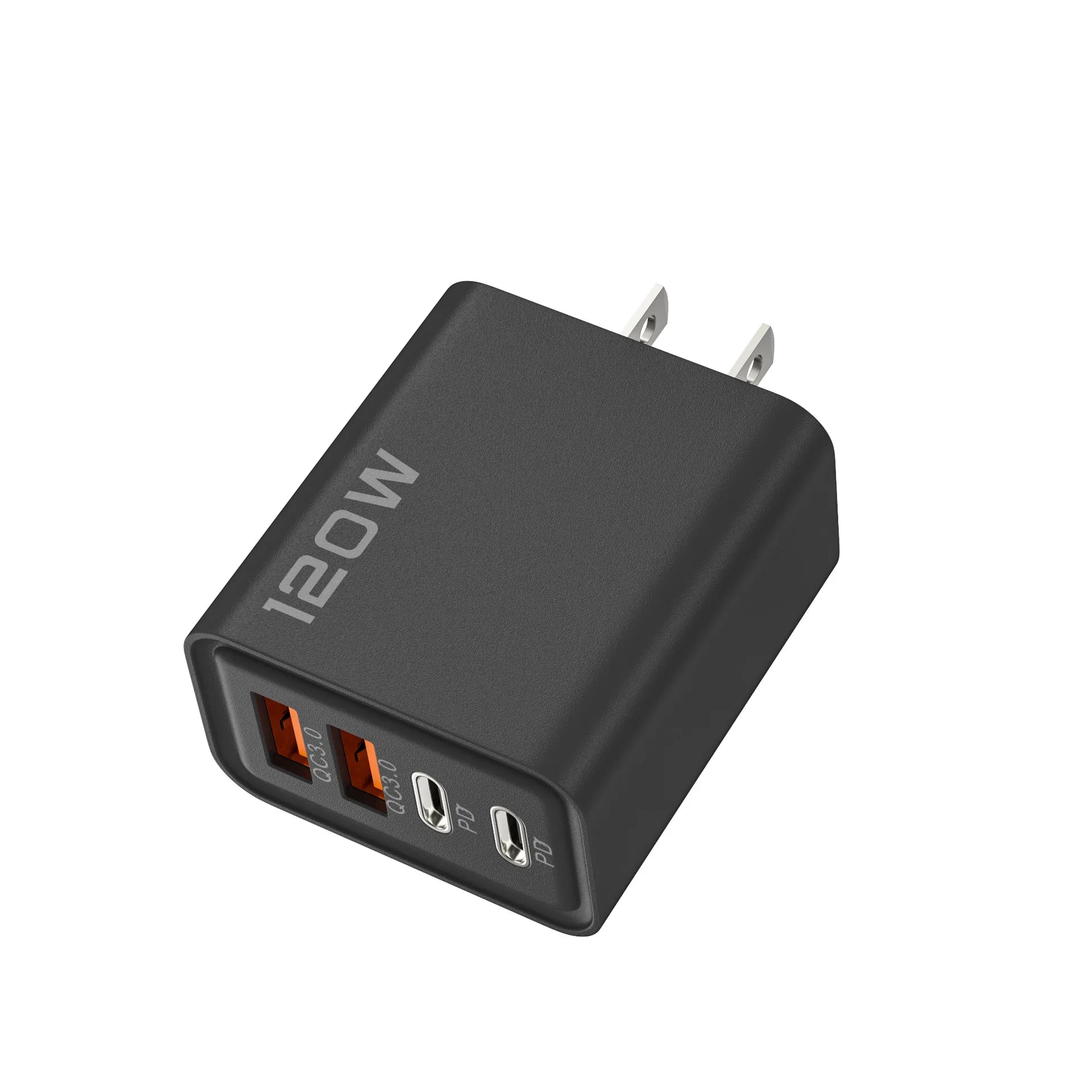 120W 4 Port USB Type C Charger Fast Charging Data Cable USB Phone Charger