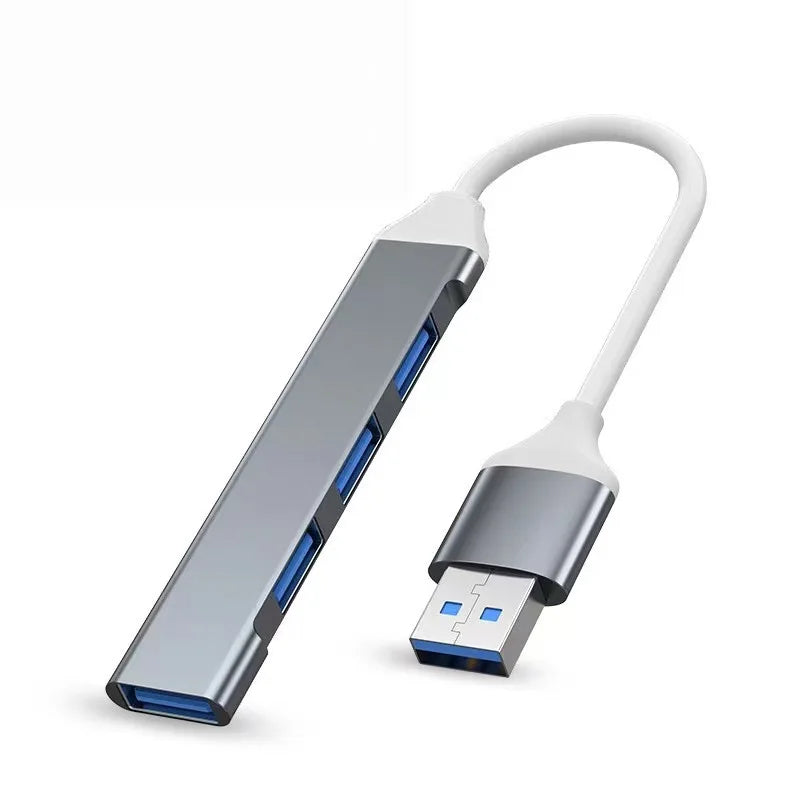 USB HUB 3.0  Extender 4 Port Splitter Adapter OTG Docking Station For Phone