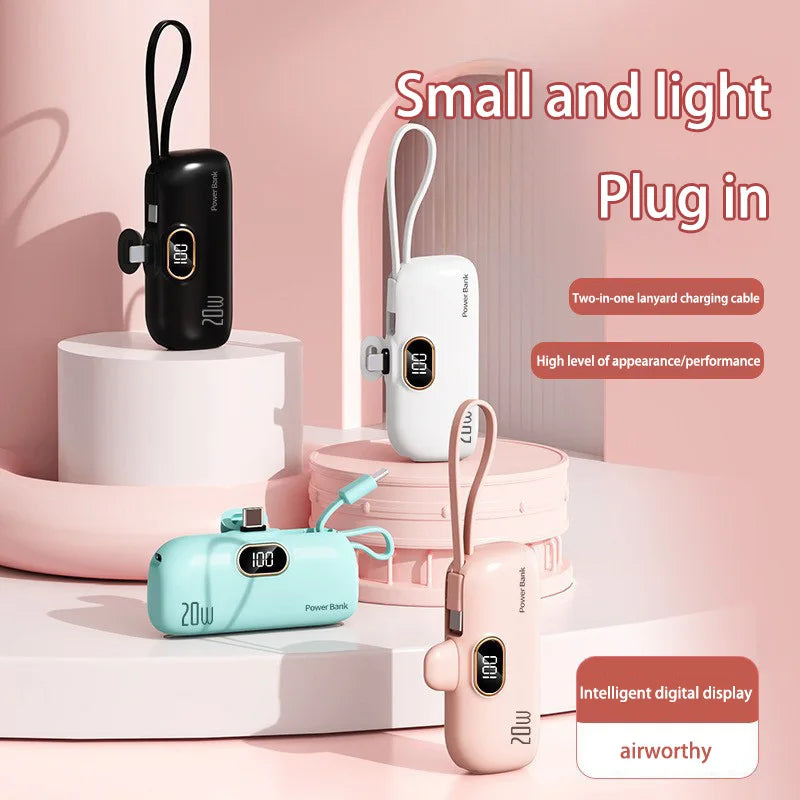Mini Convenient Mobile Power Bank 30000mah Portable Fast Charging