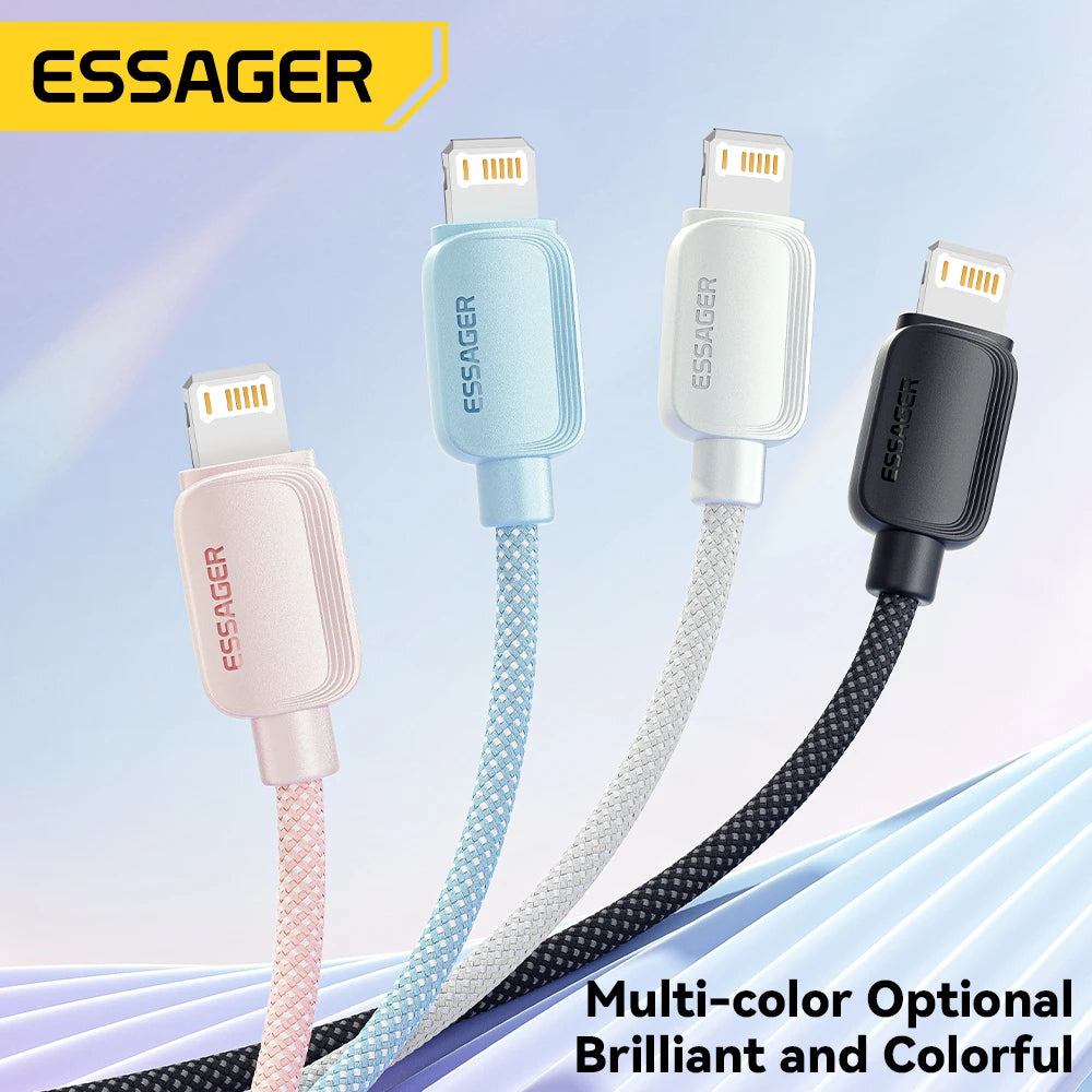 Essager USB Type C Cable For iPhone 14 13 12 11 Pro Max XS PD 20W Fast Charger