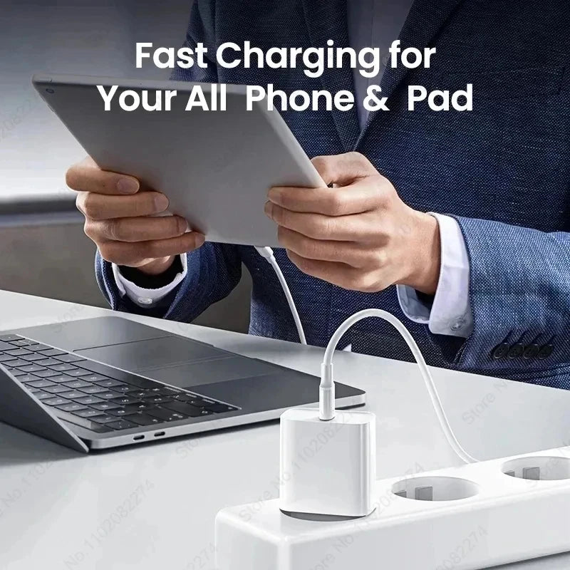 US EU Adapter 20W PD Fast Charger For iPhone 13 12 11 14 15 16 Pro Max Plus