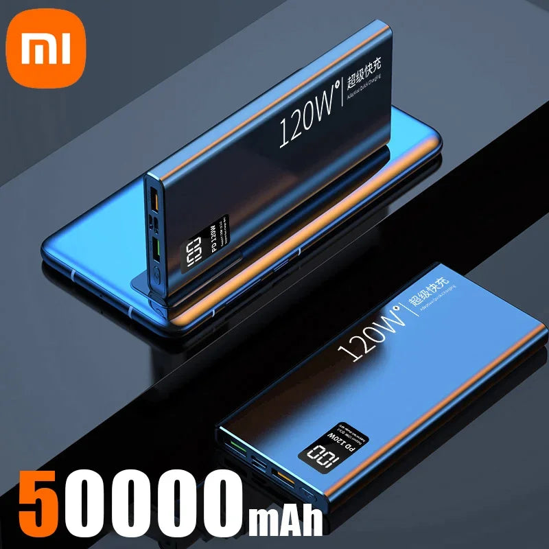 XIAOMI 120W Power Bank 50000mAh High Capacity Fast Charging Powerbank