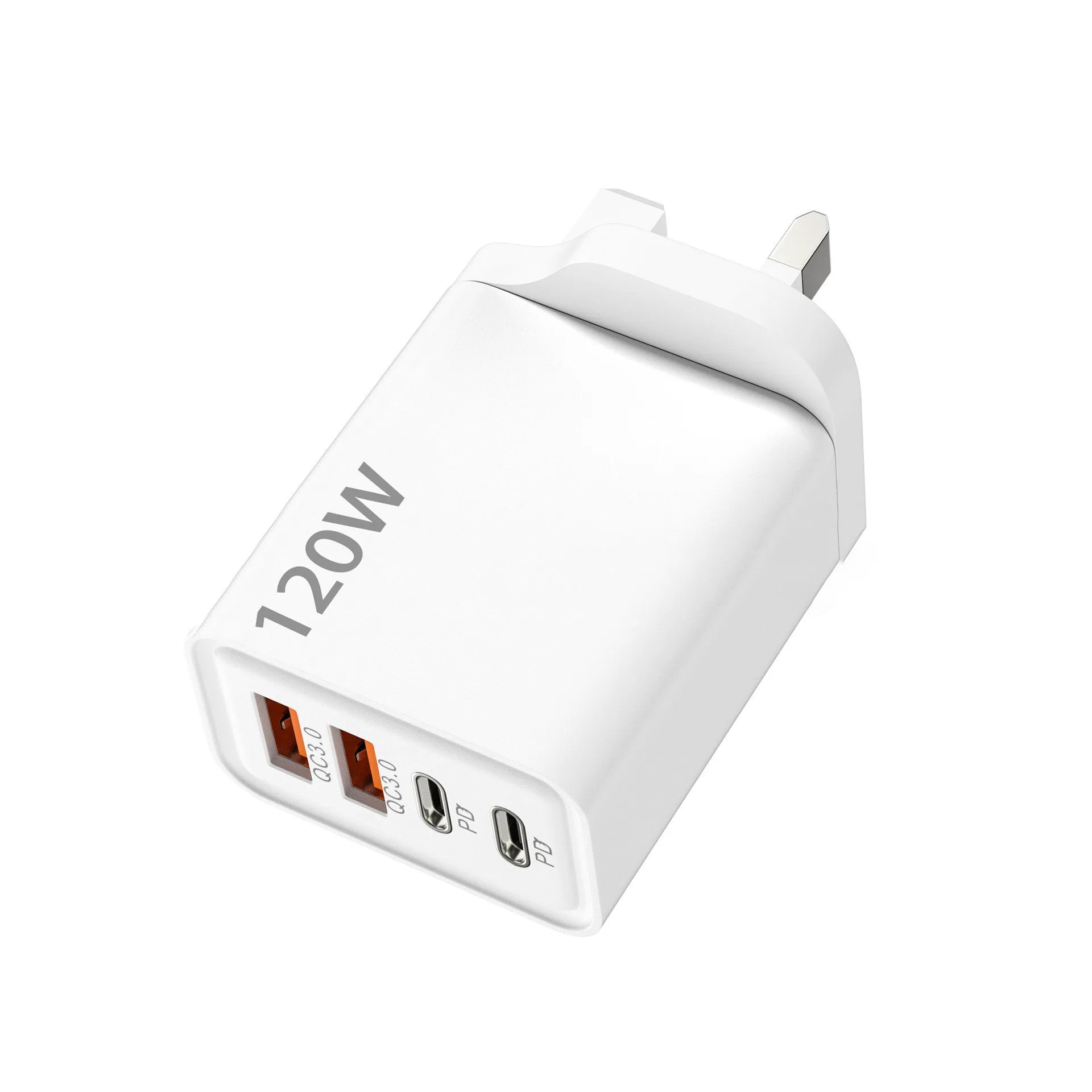 120W 4 Port USB Type C Charger Fast Charging Data Cable USB Phone Charger