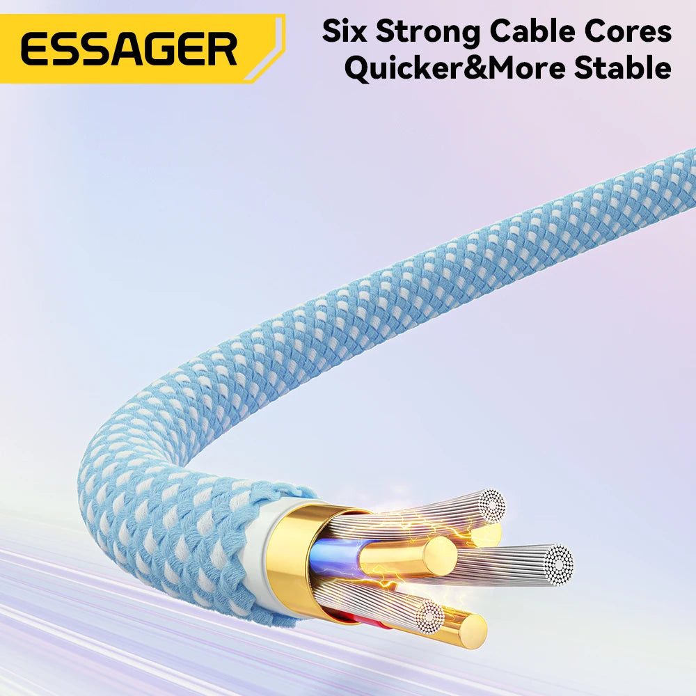 Essager USB Type C Cable For iPhone 14 13 12 11 Pro Max XS PD 20W Fast Charger