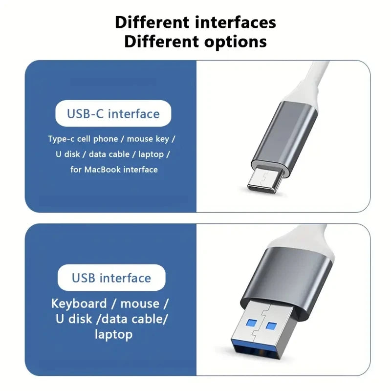 USB HUB 3.0  Extender 4 Port Splitter Adapter OTG Docking Station For Phone