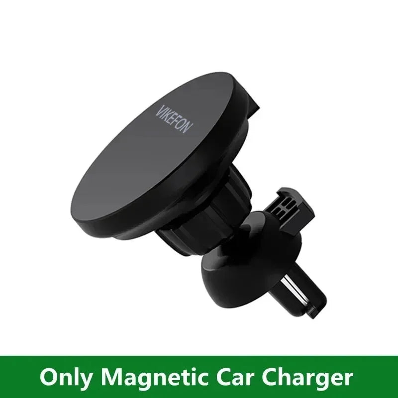 VIKEFON 30W Magnetic Car Wireless Charger For iPhone 12 13 14 15 pro max