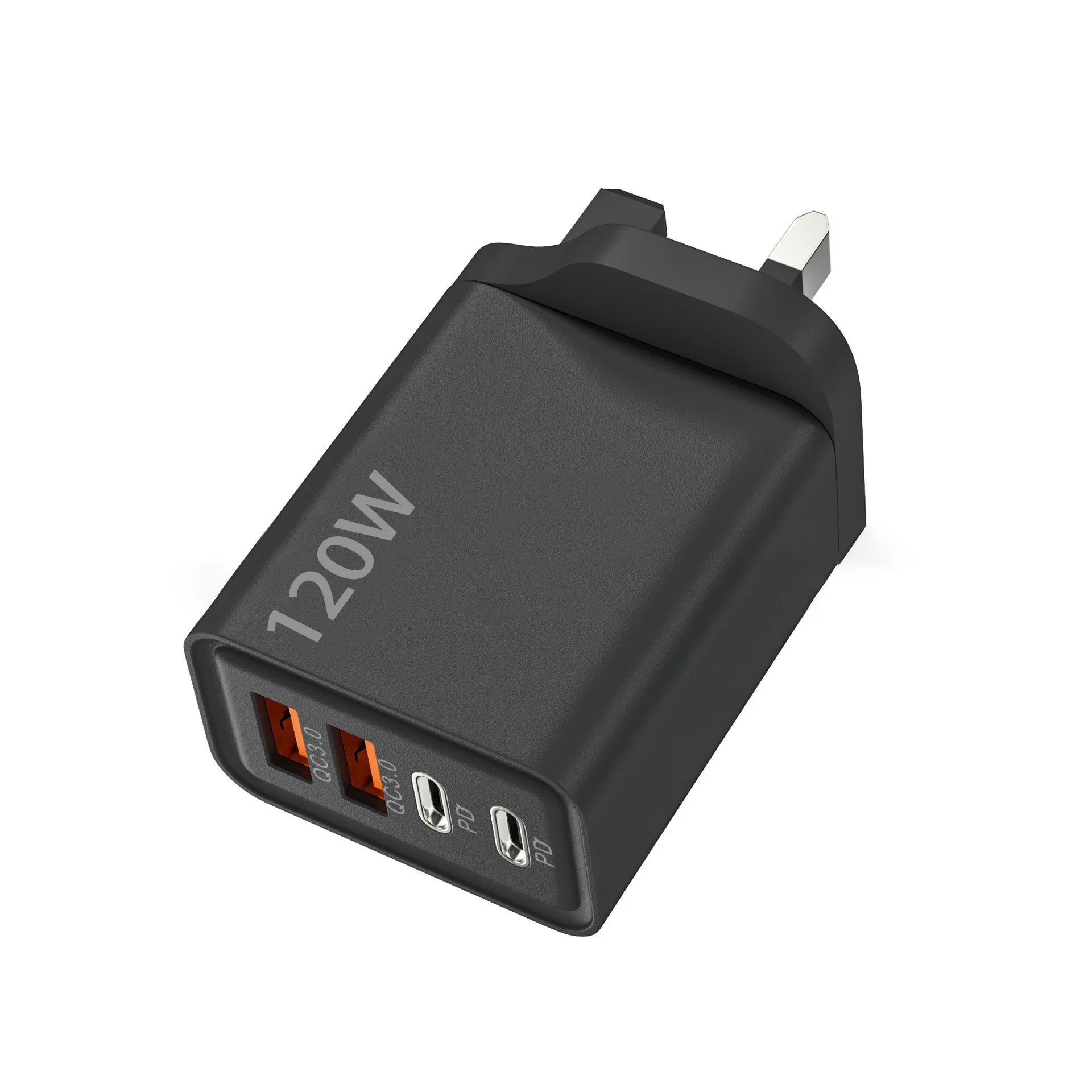 120W 4 Port USB Type C Charger Fast Charging Data Cable USB Phone Charger