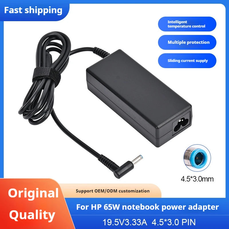19.5V 3.33A 65W 4.5*3.0mm Adapter Laptop Charger For HP Envy17-j010us