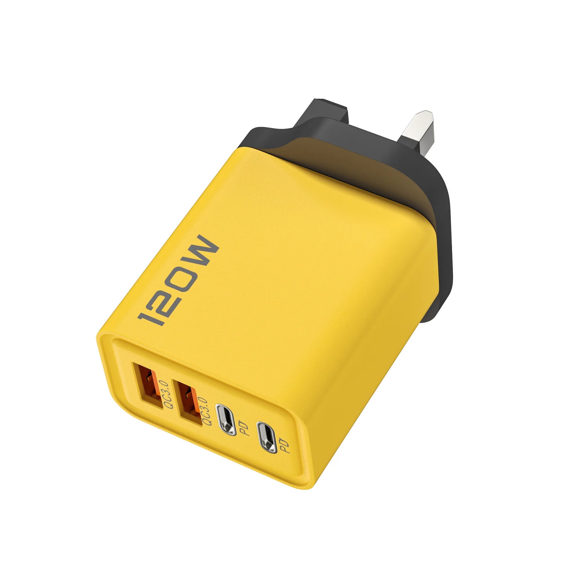 120W 4 Port USB Type C Charger Fast Charging Data Cable USB Phone Charger