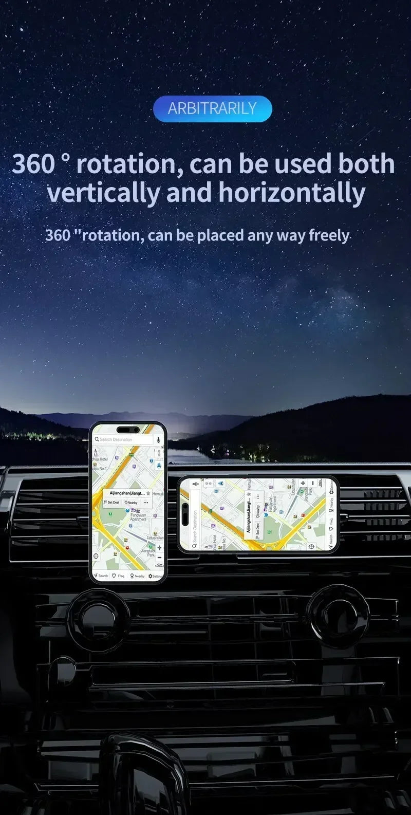30W Magnetic Car Wireless Chargers RGB LED Light For iPhone 12 13 14 15 Pro Max