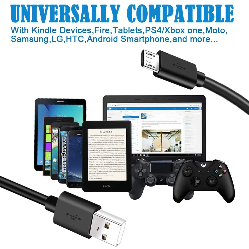 Micro USB High Speed Android Charging Cable For Samsung Galaxy S7 Edge S6 S5